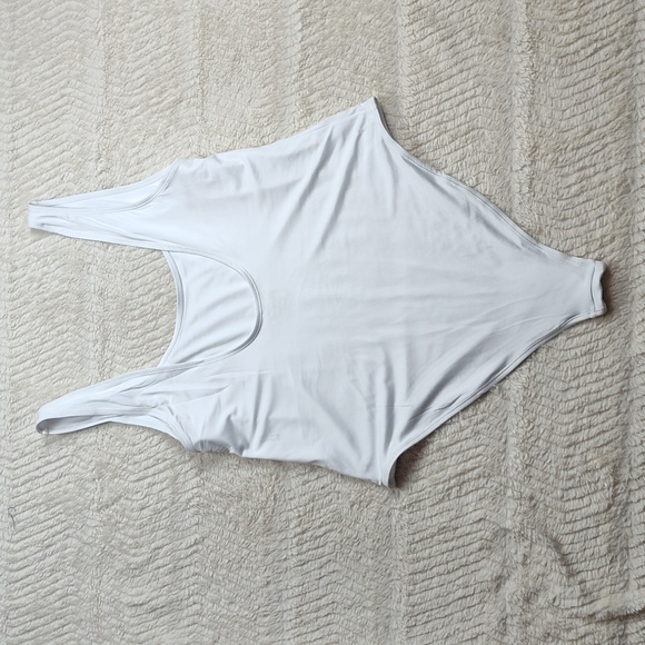 Coca-Cola One Piece Bathing Suit White With Red Letters Women's Size 3x - Picture 6 of 7